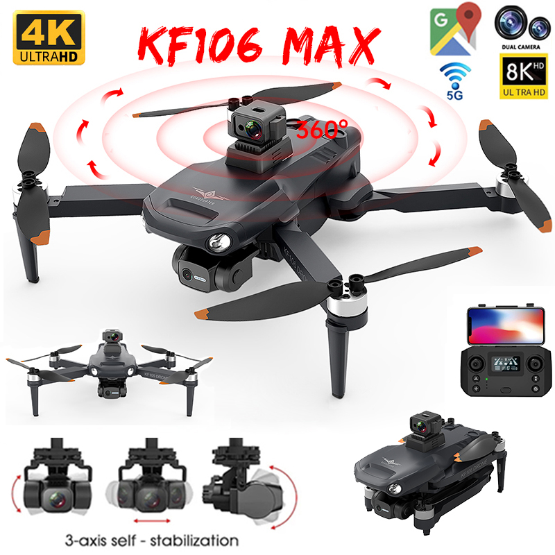 Drone Camera Wide Angle - 2022 NEW KF106 Max Drone 8K