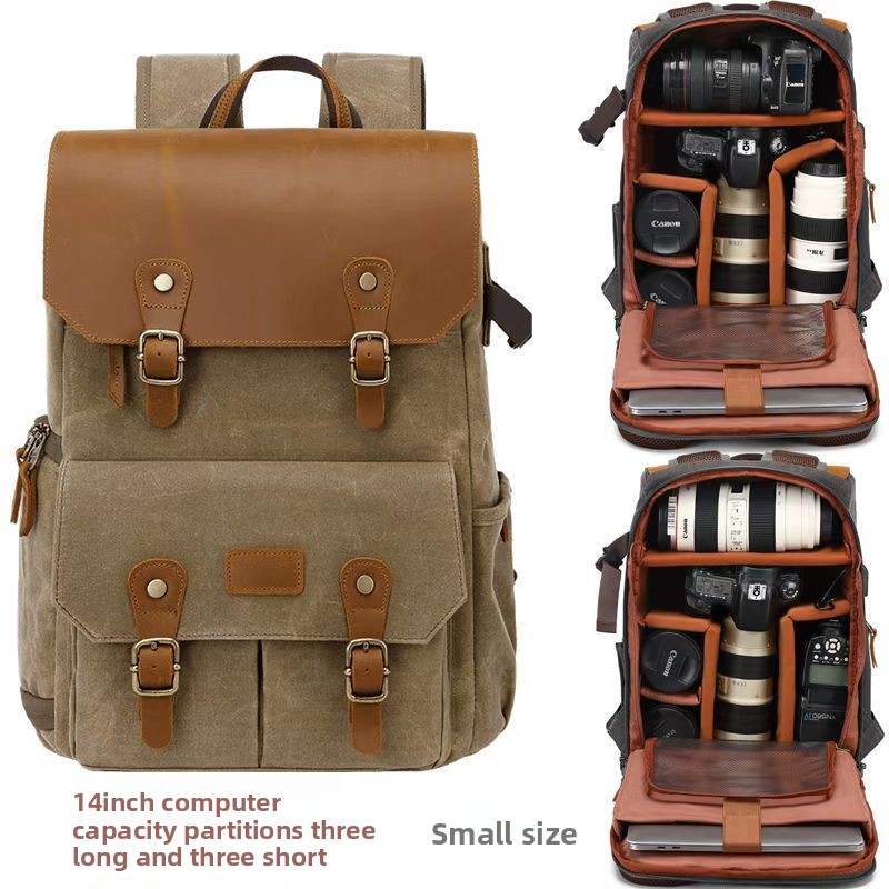 Drone Camera Waterproof - Leisure travel street dual-shoulder bag photography
