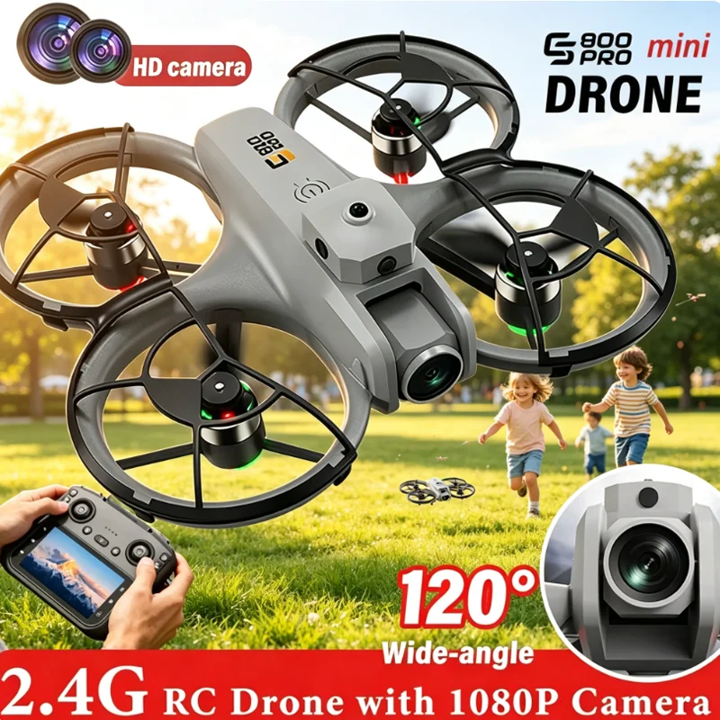 Drone Camera Vlog - ES800PRO Drone 1:1 Scale Aerodynamic Design