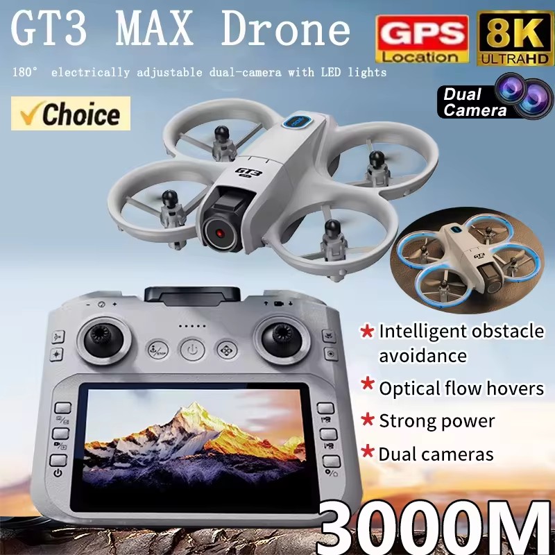 2026 GT3Max HD 8K RC Drone wit - Drone Camera Wide Angle recension och pris