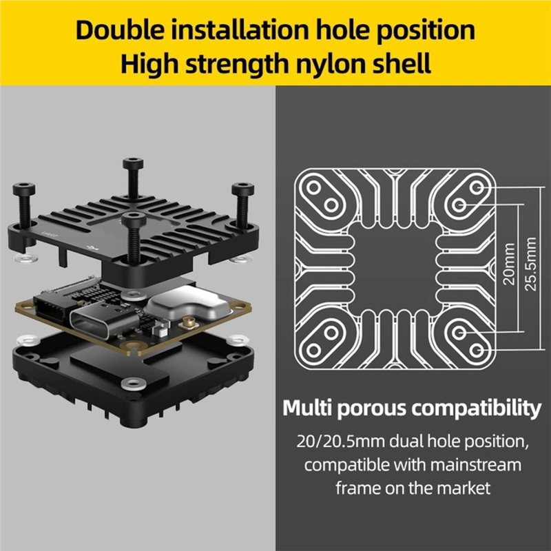 Heatsink Aluminum Parts Wide-A - Drone Camera Case recension och pris