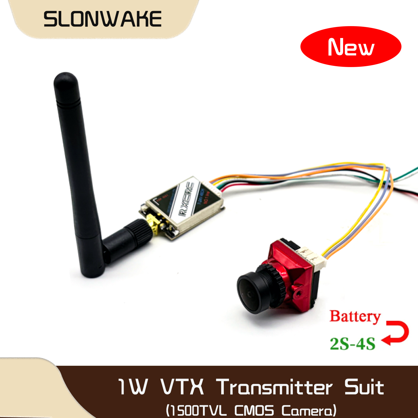 SLONWAKE  5.8G 48CH 1W VTX 100 - Drone Camera Lens recension och pris