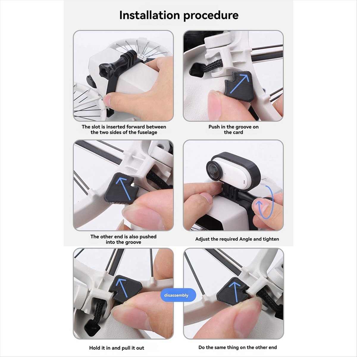 Upper Expansion Bracket for Fl - Drone Camera Action recension och pris