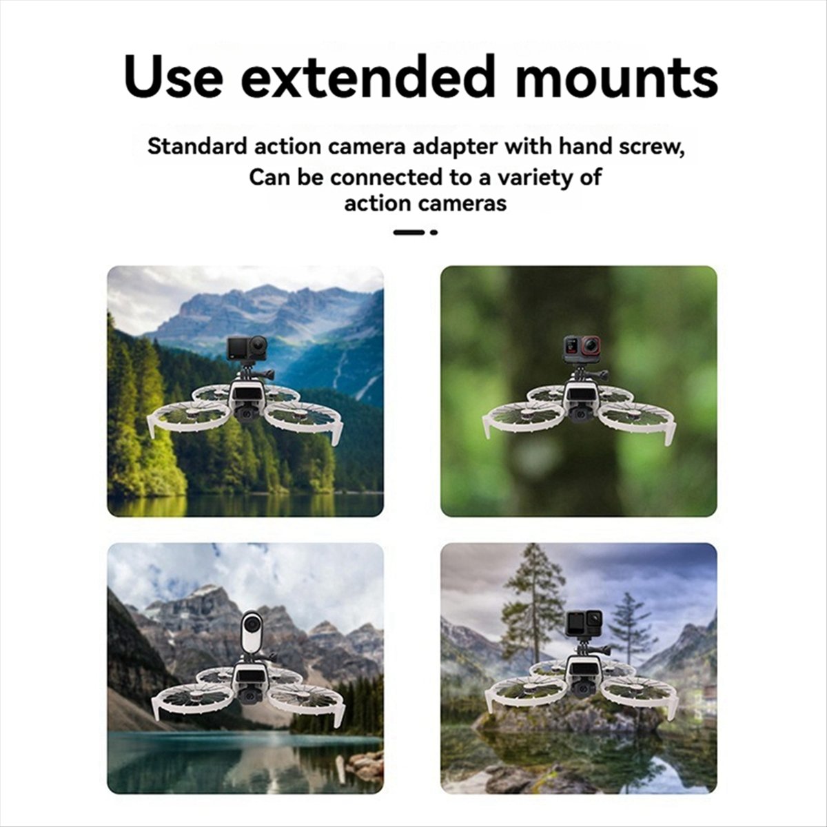 Upper Expansion Bracket for Fl - Drone Camera Action recension och pris