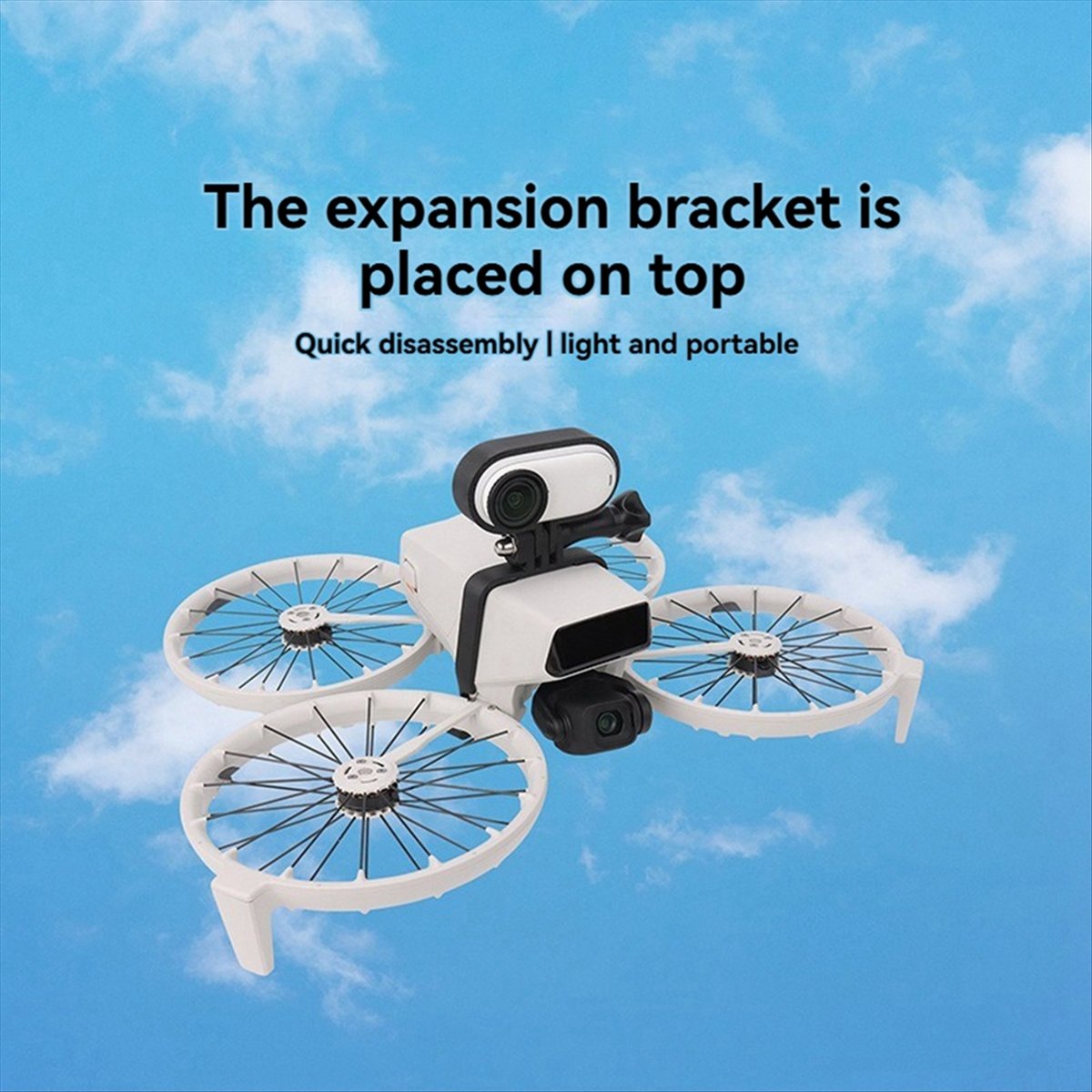 Upper Expansion Bracket for Fl - Drone Camera Action recension och pris