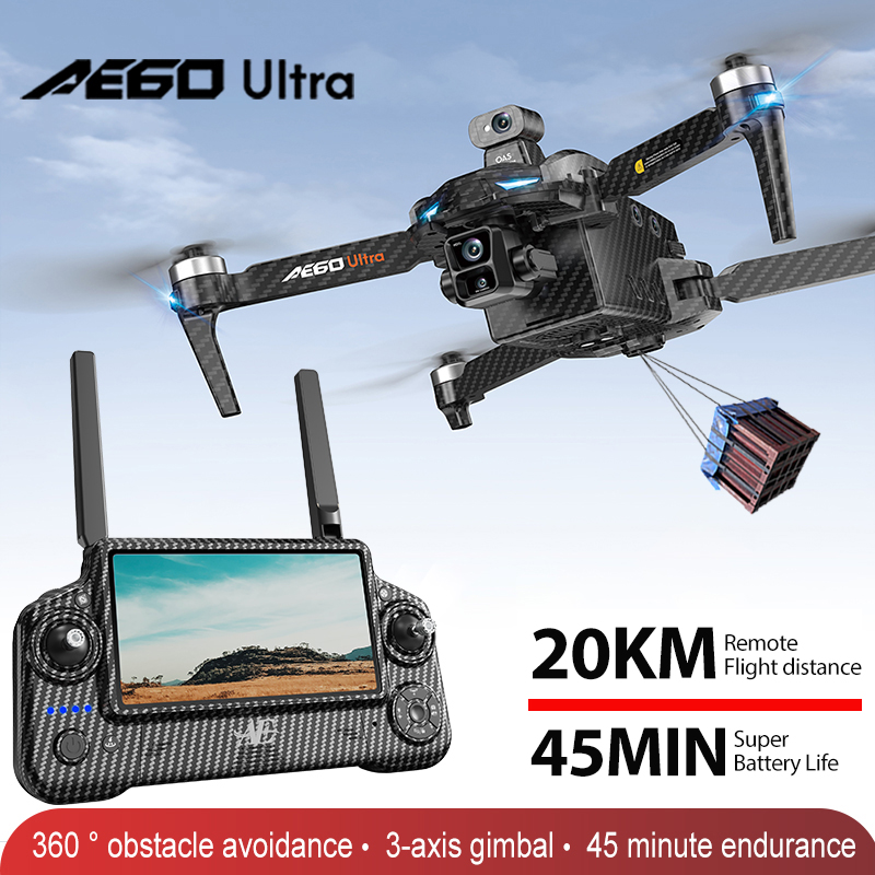 AE60 GPS Drone Professional 8K - Drone Camera With Gimbal recension och pris