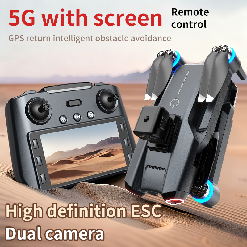 814 drone profissional 4K HD C - Drone Camera With Gimbal recension och pris
