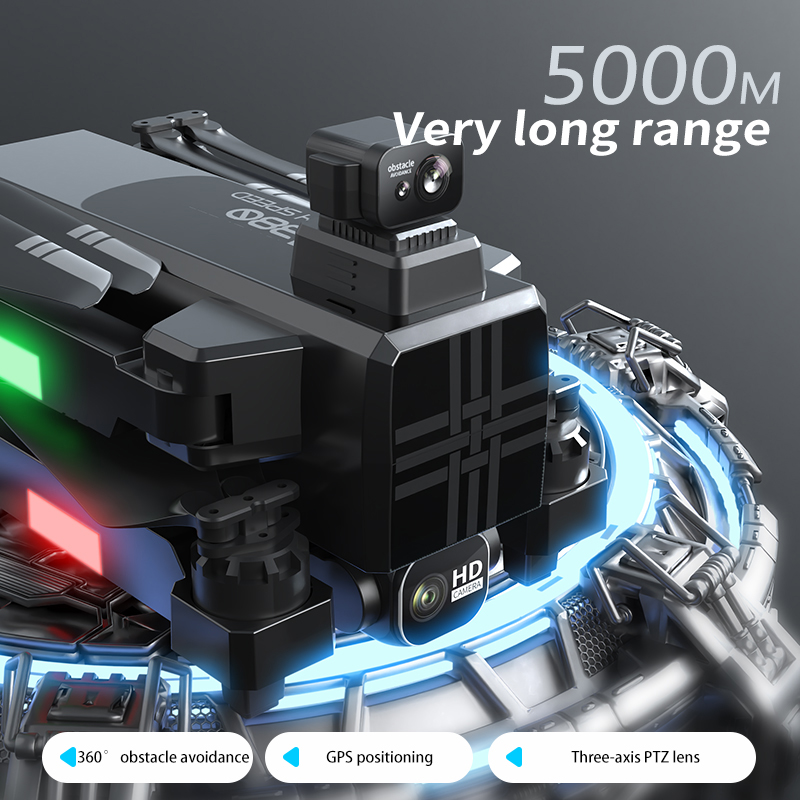 A380 Drone 4K HD Three Axis An - Drone Camera Lens recension och pris