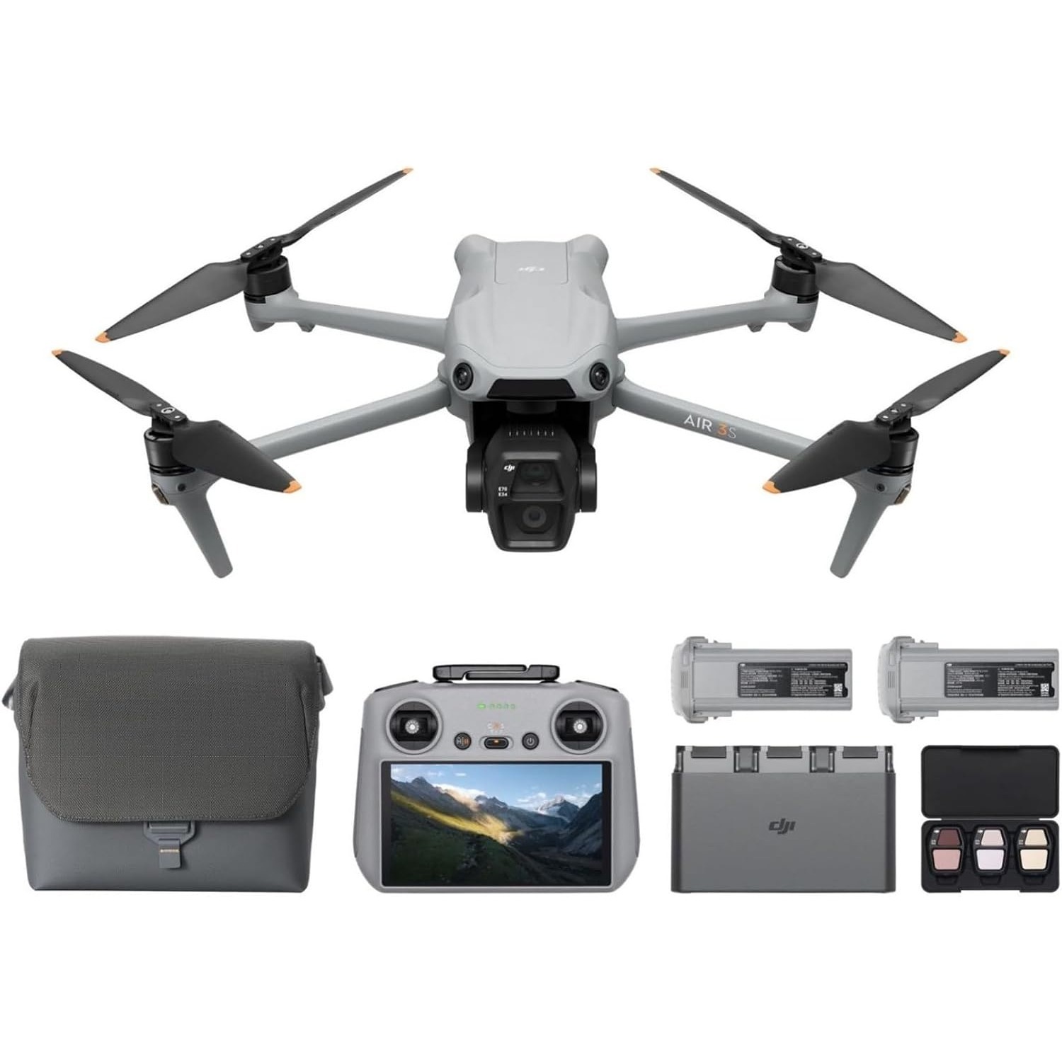 DJI Air 3S Fly More Combo (RC  - Drone Camera Wide Angle recension och pris
