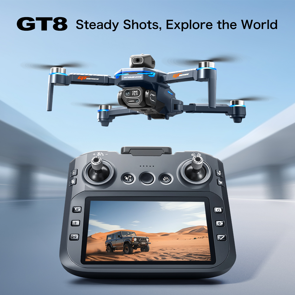 GT8 Obstacle Avoidance Aerial  - Drone Camera 4K recension och pris