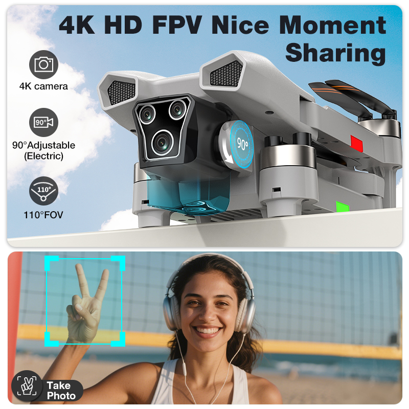 NEW Hot L017 Pro Drone Brushle - Drone Camera Lens recension och pris