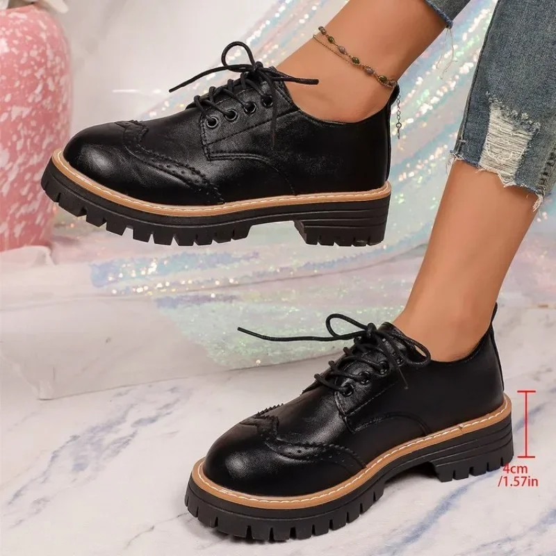 Women Classic Platform Oxford  - Drone Camera Stabilized recension och pris