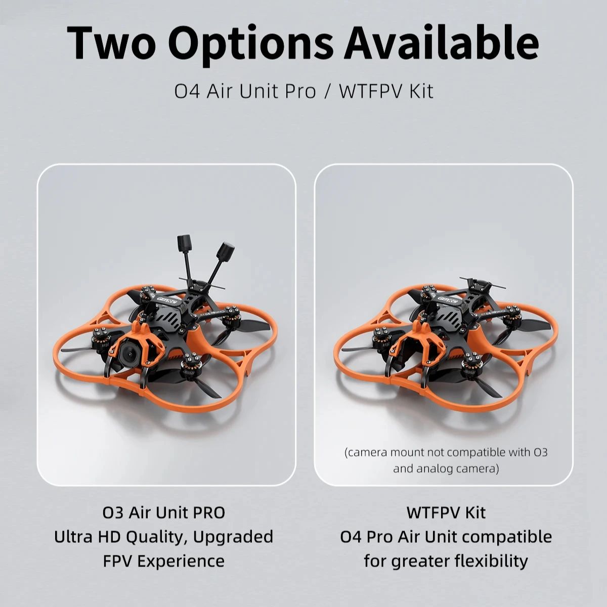 GEPRC Cinelog30 V3 FPV Quadcop - Drone Camera Mount recension och pris
