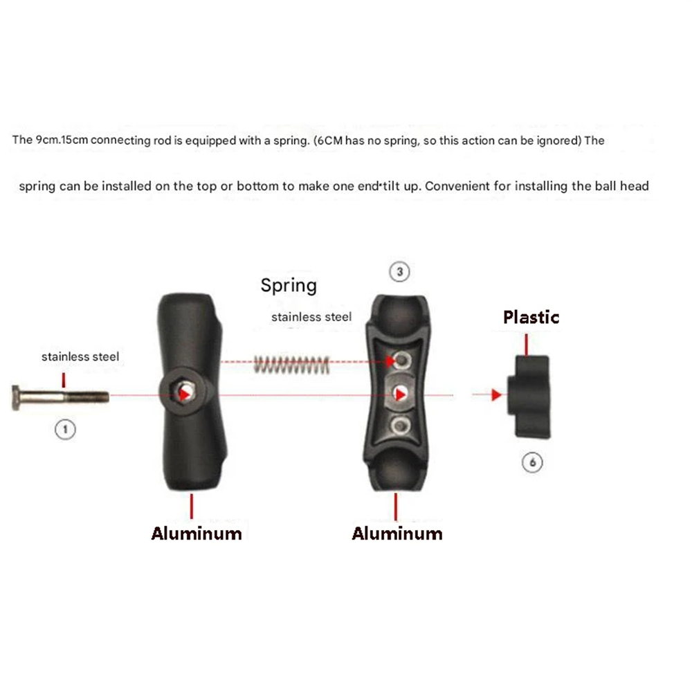 Aluminum Alloy Double Socket A - Drone Camera Action recension och pris